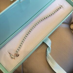 Lola Company Sterling Silver Ball Bracelet 5mm 7” Comes with box NEW